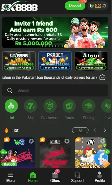 PK8888 game dashboard official image