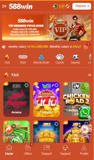 588win game official dashboard image