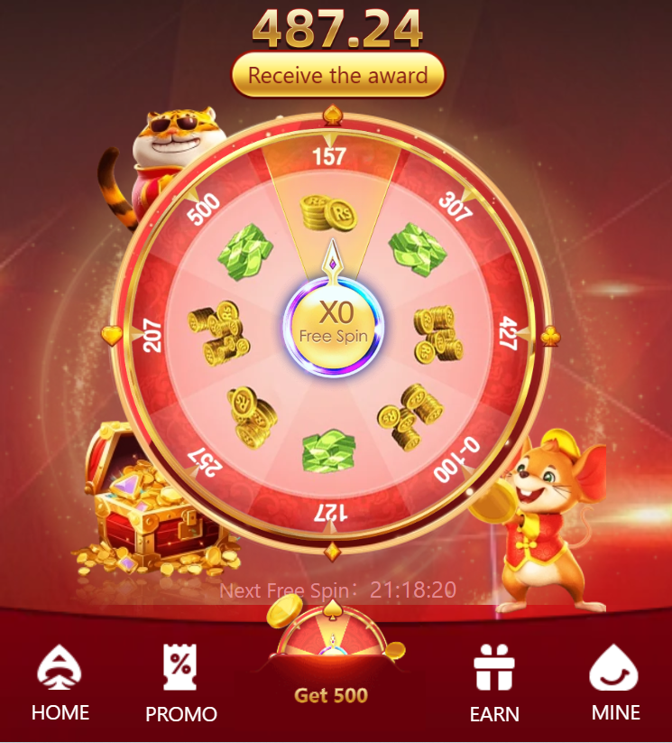 OK222 game wheel bonus