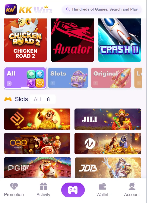 KKwin game categories
